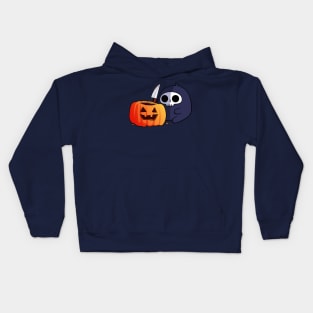 Pumpkin Carving Kids Hoodie